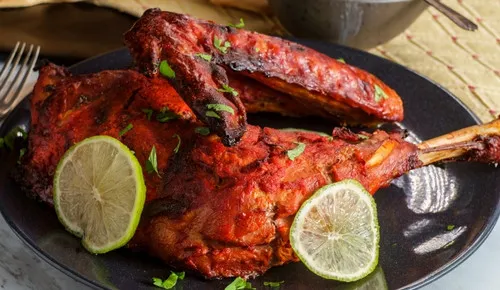 Tandoori chicken thighs and drumsticks at Delhi Palace Brantford